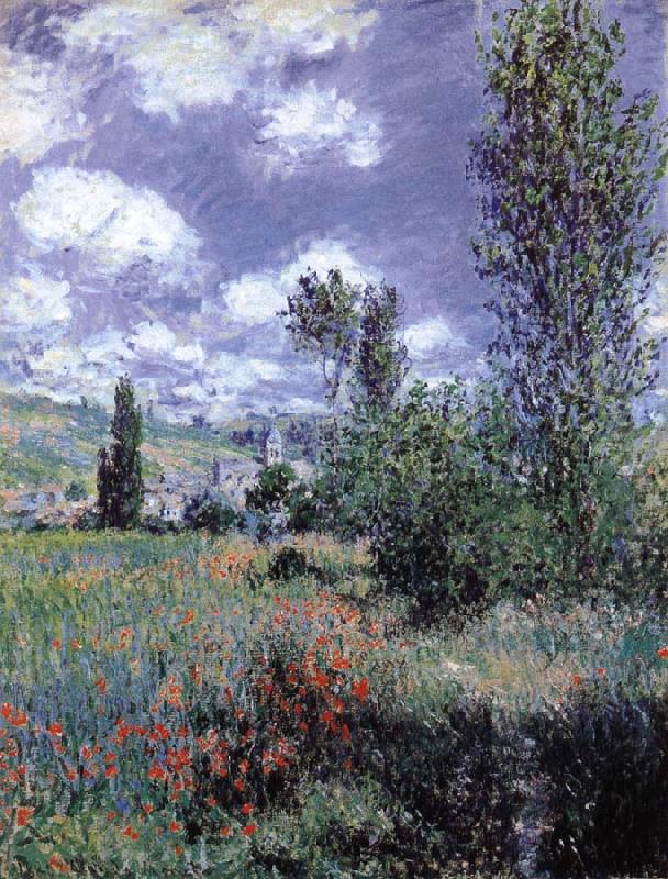 Claude Monet Lane in the Poppy Field china oil painting image